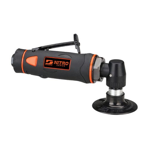 Levigatrice a disco - DS53 - DYNABRADE Europe - angolare / pneumatica / per operazione di finitura