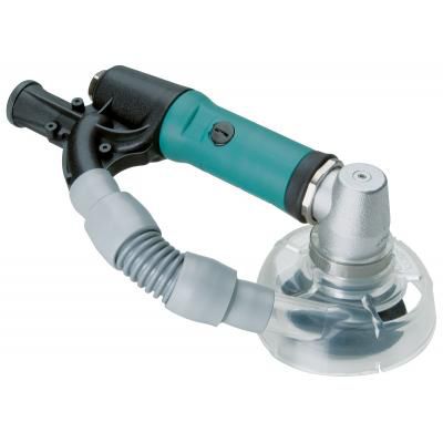 Levigatrice a disco - 50210 - DYNABRADE Europe - angolare / pneumatica / con base aspirante