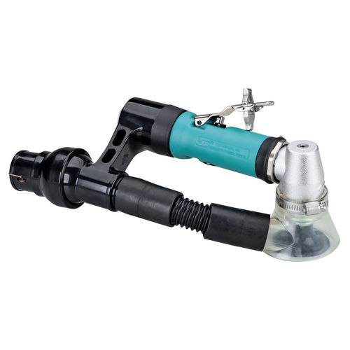 Levigatrice angolare - 51231 - DYNABRADE Europe - pneumatica / per operazione di finitura / compatibile con un sistema di aspirazione centralizzato