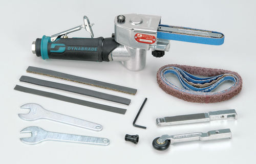 Smerigliatrice lucidatrice portatile - 15006 - DYNABRADE Europe - pneumatica / a nastro / ergonomica