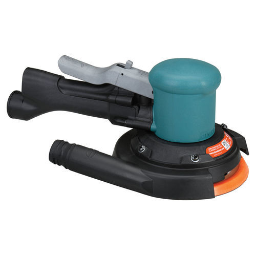 Levigatrice rotorbitale - 58409 - DYNABRADE Europe - pneumatica / per operazione di finitura / compatibile con un sistema di aspirazione centralizzato