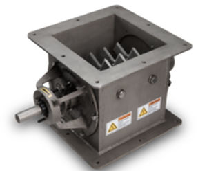 Valvola rotante per plastica - ACS Valves - per applicazioni pesanti / per prodotti alimentari / flangia rotonda