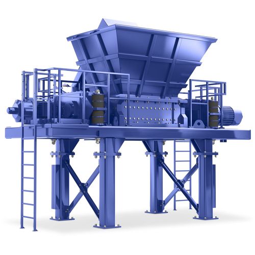 Trituratore primario - VSR series - BHS-Sonthofen : Building Materials Machinery / Rec - a 2 alberi / per rifiuti solidi sfusi / per coppia elevata