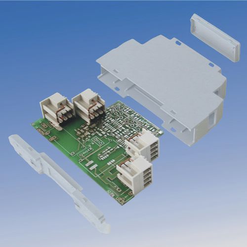 Scatola per guida DIN - CEM17 series - Euroclamp - modulare / per impianto elettronico / di protezione