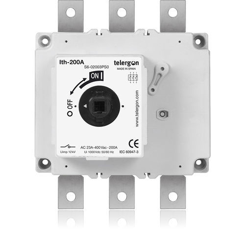 Interruttore-sezionatore 4 poli - S6-0200S0 series - Telergon - 3 poli / 2 poli / industriale