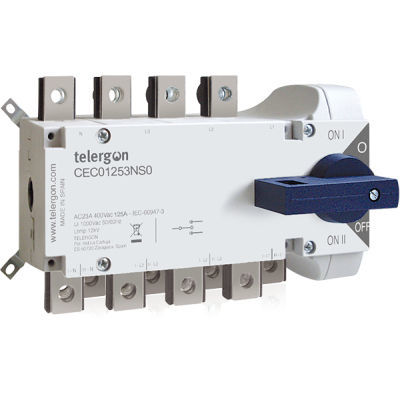 Commutatore-invertitore manuale - CEC01003PS0 series - Telergon - per binario elettrificato / 3 poli / 4 poli