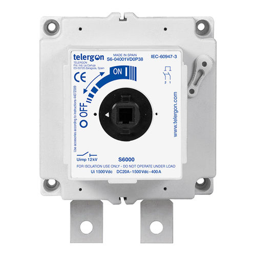Interruttore-sezionatore motorizzato - S6-0200S0P38 series - Telergon - unipolare / 2 poli / DC