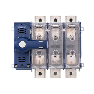Interruttore-sezionatore 4 poli - M3-00632 - Telergon - 3 poli / 2 poli / con fusibile NH