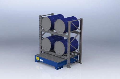 Scaffalatura per magazzino di stoccaggio - 200 l | SCxxFZ00 series - Morandin Contenitori Industriali - modulare / regolabile / per carichi medi