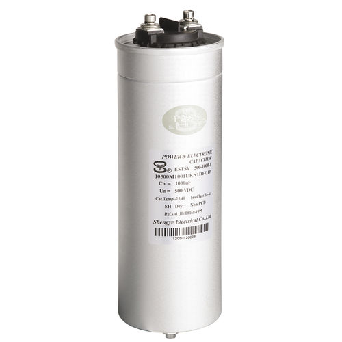 Condensatore a film di polipropilene metallizzato - EST - Sheng Ye Electric Co.,ltd - in alluminio / cilindrico / da avvitare