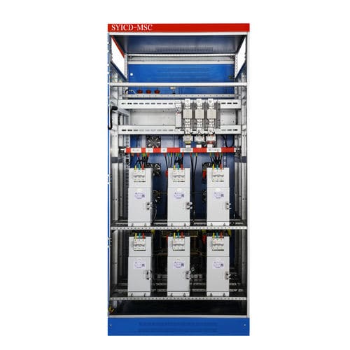 Batteria di condensatori ad armadio - SYICD-TSC series - Sheng Ye Electric Co.,ltd - di fattore di potenza / armonica / trifase