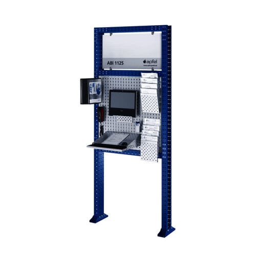 Postazione di lavoro informatica - ABI Set PC series - Apfel Metallverarbeitung GmbH - modulare