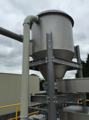 Separatore di trucioli - ARP GmbH & Co. KG - inerziale / per l'industria del riciclaggio / verticale