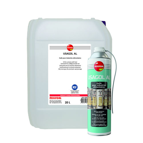 Olio di lubrificazione - USAGOL AL - MOLYDAL - per contatti elettrici / minerale / per materie plastiche