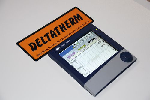 Registratore di dati di temperatura - Deltatherm Hirmer GmbH - di pressione / di portata / con display LCD