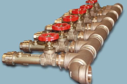Manifold multicanale - Deltatherm Hirmer GmbH - in ottone