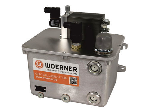 Gruppo di pompaggio per olio - GME-F - EUGEN WOERNER GmbH & Co. KG - ad aria compressa / per macchina utensile / per sistema di lubrificazione