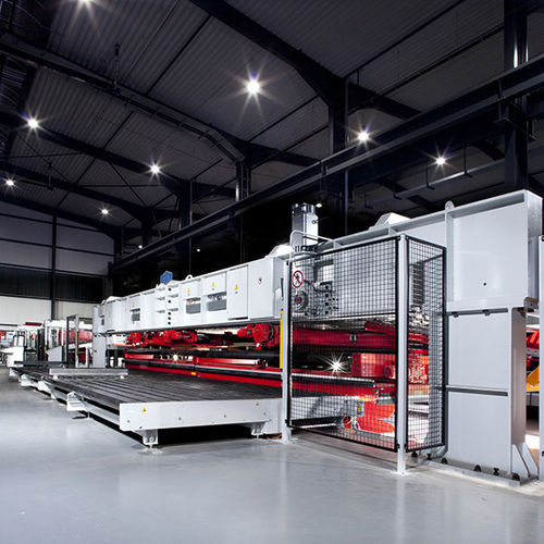 Linea di taglio trasversale per metallo - HEINRICH GEORG GmbH - per lamiere / CNC