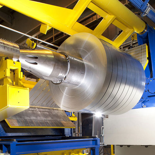 Linea di taglio in strisce per lastre metalliche spesse - HEINRICH GEORG GmbH - per lamiere sottili