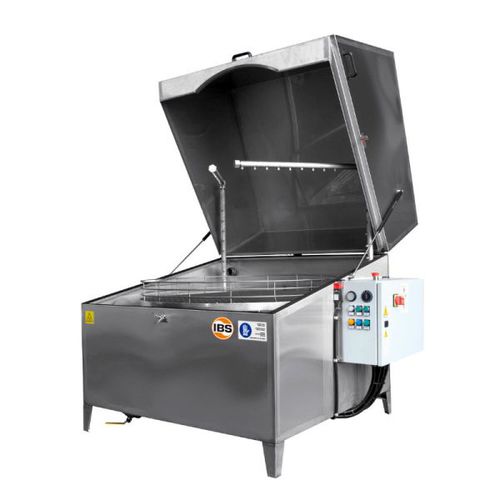 Macchina per pulizia ad acqua - JUMBO 115-2 - IBS Scherer - automatica / di pezzi / rinforzata