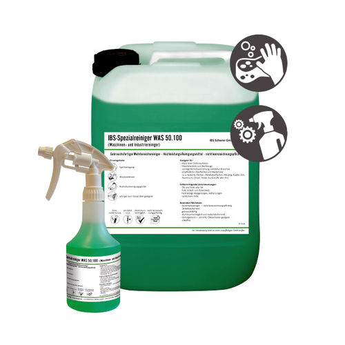 Detergente a base acqua - WAS 50.100 - IBS Scherer - di metalli / per macchine / di pulizia