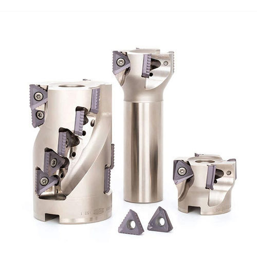 Fresa a inserti - TungTri-Shred - Tungaloy EUROPE - di sgrossatura / di finitura / per acciaio al carbonio