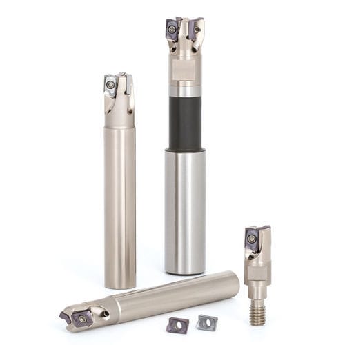 Fresa a inserti - TungForce-Rec - Tungaloy EUROPE - per spallamento / di angolo / per acciaio al carbonio