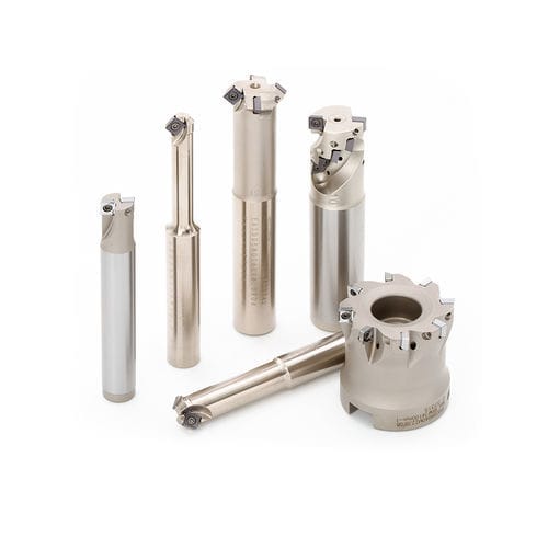 Fresa con inserto positivo - TungQuad - Tungaloy EUROPE - per spallamento / per acciaio al carbonio / per acciaio inossidabile