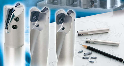 Fresa a riccio - HYBRIDTACMILL series - Tungaloy EUROPE - a codolo / ad inserti amovibili