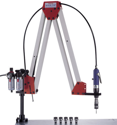 Macchina di maschiatura con braccio articolato - AT series - Maho Enterprise Co., Ltd. - verticale / da banco / pneumatica