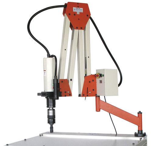 Macchina di maschiatura con braccio articolato - DMT-32 - Maho Enterprise Co., Ltd. - verticale / da banco / elettrica