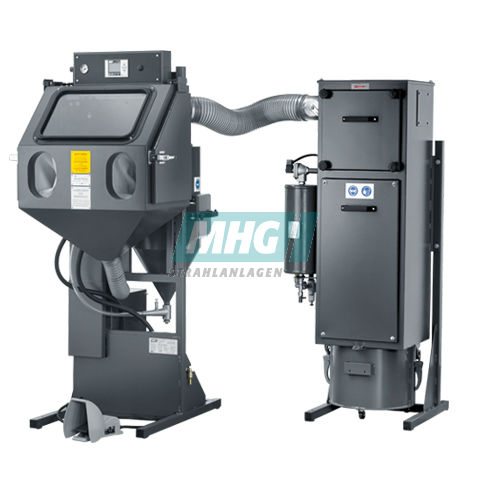 Cabina di sabbiatura manuale - SMG 25 - MHG Strahlanlagen GmbH - ad aspirazione