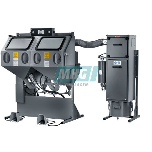 Cabina di sabbiatura manuale - SMG 25 DUO - MHG Strahlanlagen GmbH - ad aspirazione / doppia