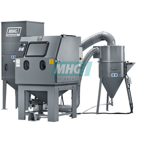 Cabina di sabbiatura manuale - SMG 100 S/D - MHG Strahlanlagen GmbH - a pressione