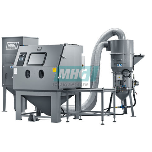 Cabina di sabbiatura a pressione - SMG 160 S/D - MHG Strahlanlagen GmbH - manuale