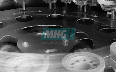 Granigliatrice a tavola girevole - MHG Strahlanlagen GmbH - per metallo / automatica