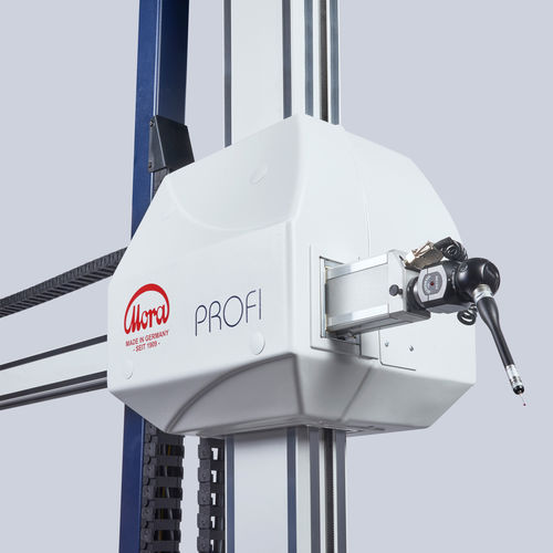 Macchina di misura a coordinate manuale - Profi - MORA Metrology GmbH - a braccio orizzontale / ottica / ad alta precisione