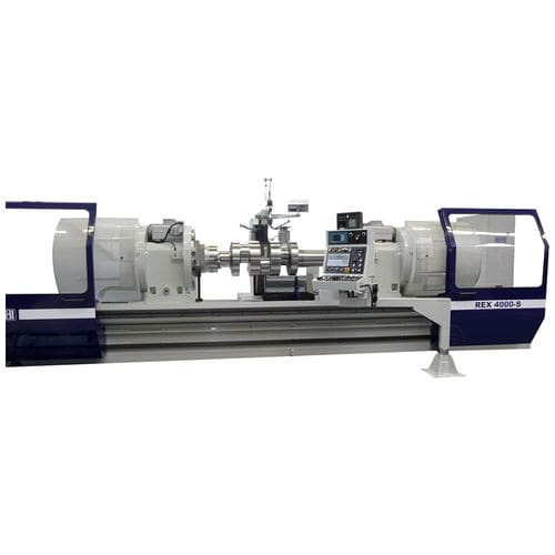 Rettificatrice per alberi a gomito - REX 4000 - Robbi Group - controllata da PLC / idraulica