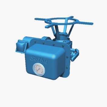 Attuatore per valvola elettrico - LT series - Seibu - manuale / multigiro / a vite senza fine