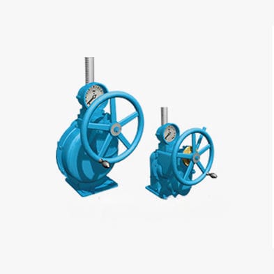 Attuatore per valvola manuale - LRH series - Seibu - lineare / a vite / a doppio effetto