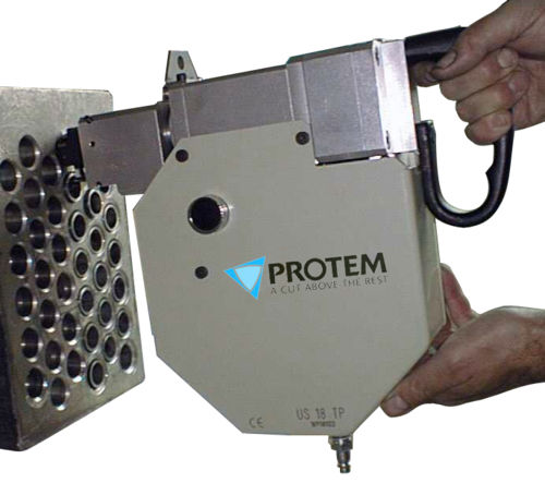 Smussatrice per tubo scambiatore - S18TP - PROTEM - pneumatica / elettrica / portatile