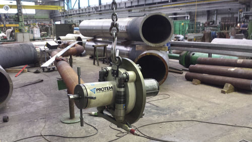 Smussatrice pneumatica - PROTEM US150 - PROTEM - portatile / per tubi / per canalizzazioni