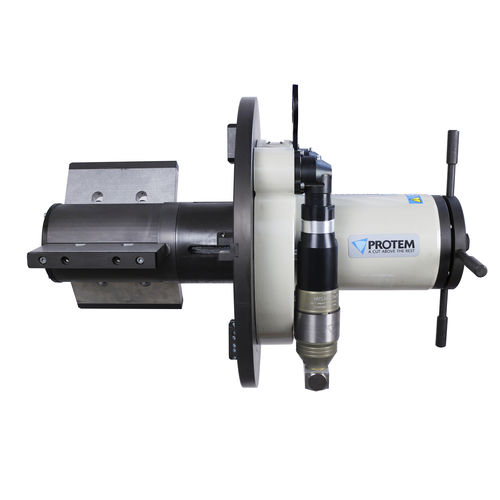 Smussatrice pneumatica - US 150 - PROTEM - portatile / per estremità di tubi / per carichi eccezionali