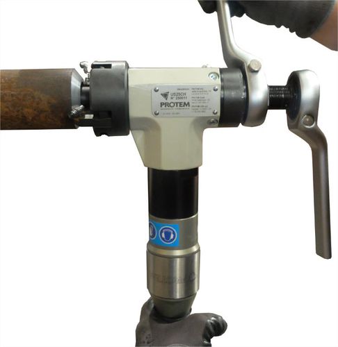 Smussatrice elettrica - US25CH - PROTEM - pneumatica / portatile / di preprarazione alla saldatura