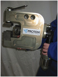 Smussatrice portatile - GR76 - PROTEM - per canalizzazioni