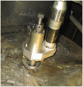Smussatrice pneumatica - US40CH - PROTEM - di precisione / per lamiere