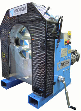 Macchina da taglio per acciaio inossidabile - MF420 - PROTEM - ad azionamento manuale / smussatura / trifase