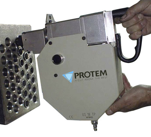 Smussatrice portatile - US18TP - PROTEM - per scambiatore di calore / per tubi