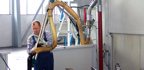 Unità di aspirazione per nebbie oleose - TowerVac - Wieland Lufttechnik GmbH + Co.KG - di polvere / industriale / fissa