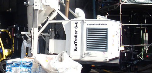Unità di aspirazione di polvere - VacTrailer S-6 - Wieland Lufttechnik GmbH + Co.KG - industriale / fissa / con motore diesel
